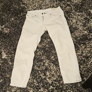 rag & bone Men's White Slim Jeans,30. Fit 2 Standard Issue